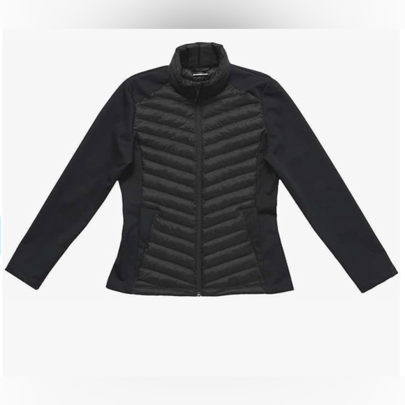❄️NWT❄️ 32 Degrees Womens Mixed Media Jacket- Black - Picture 5 of 5